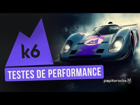 Logo do curso "Introdução aos testes de performance com k6"