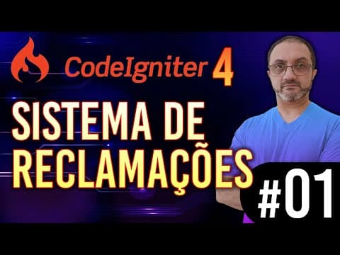 Logo do curso "CodeIgniter 4 - Sistema de Reclamações"