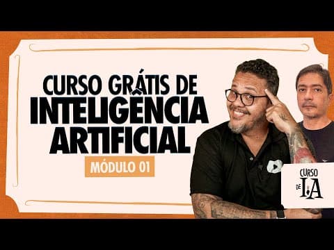 Logo do curso "Curso Grátis de Inteligência Artificial - Módulo 01"