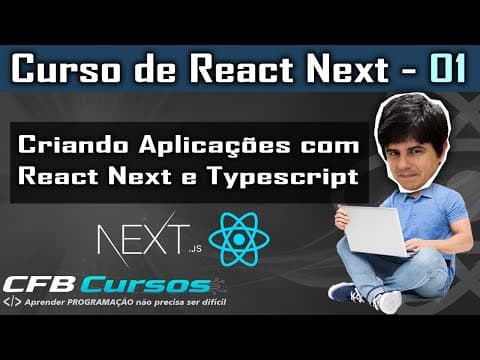Logo do curso "Curso de React Next JS"